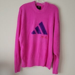 Adidas x Jay3lle Women's Pink Sweater- Size L